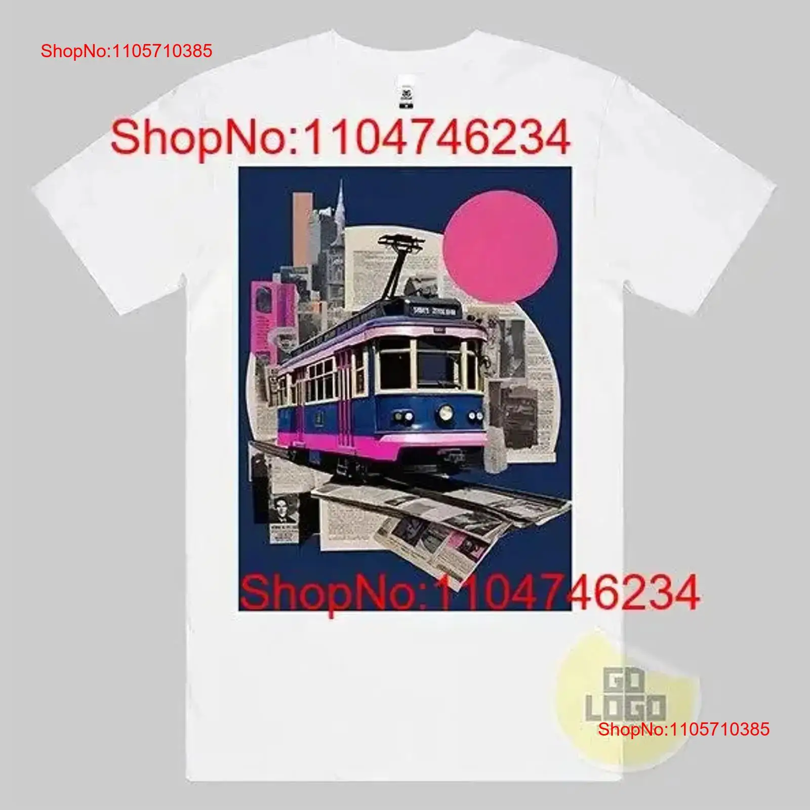 Vintage Fashion Australia - Koszulka OLD MELBOURNE AUSTRALIA TRAM z