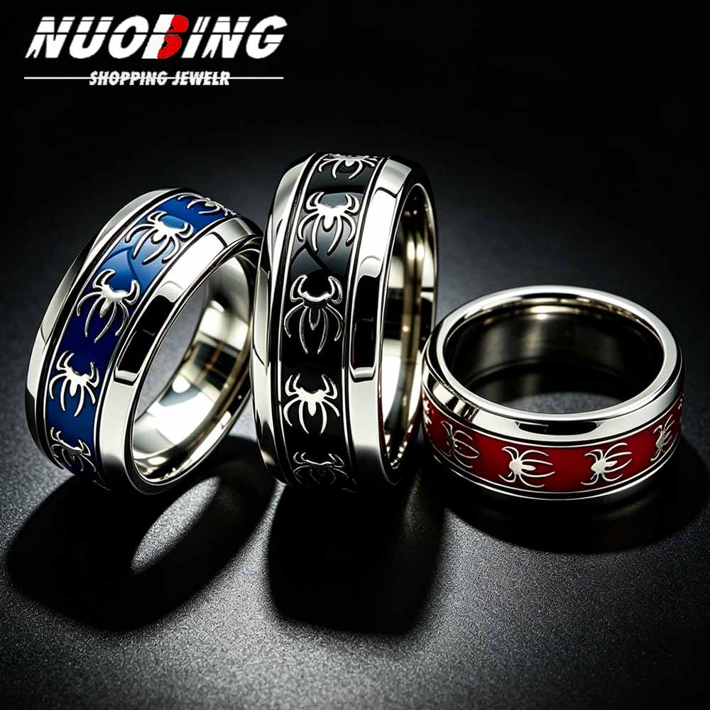 Vintage Fashion Rings - Nowy Pierścień w Stylu Vintage Punk