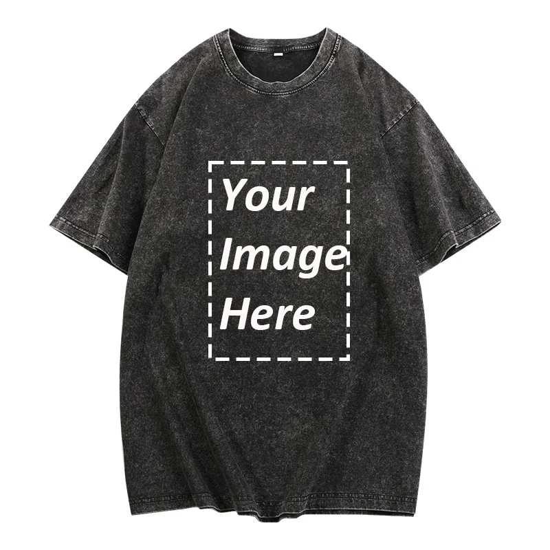 Vintage Fashion Eu - Koszulki oversize 230g, ciężkie, męskie i