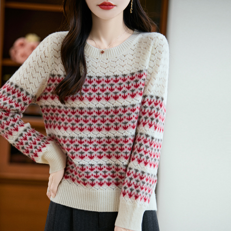 Vintage Fashion Faire - Sweter Fair Isle, pulower, sweter wiosenno-jesienny