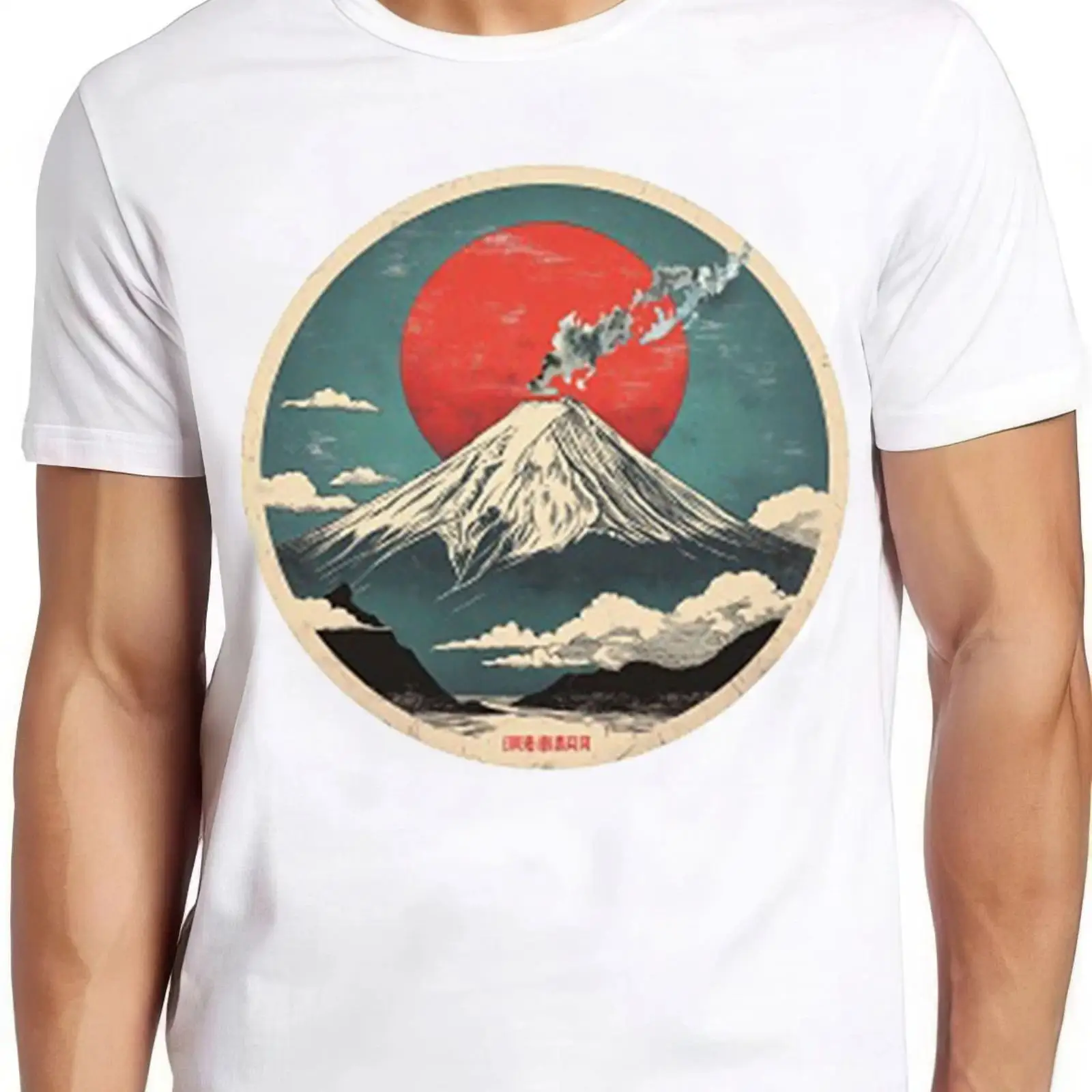 Vintage Fashion Tokyo - Koszulka Fuji San Mount Japan Iconic