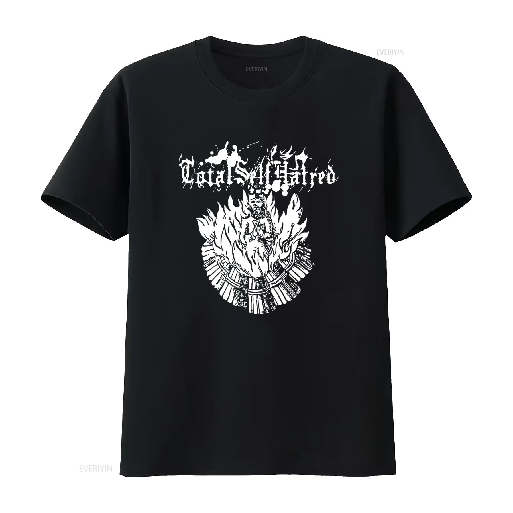 Vintage Fashion Art - Koszulka TOTALSELFHATRED z motywem Dark Art,