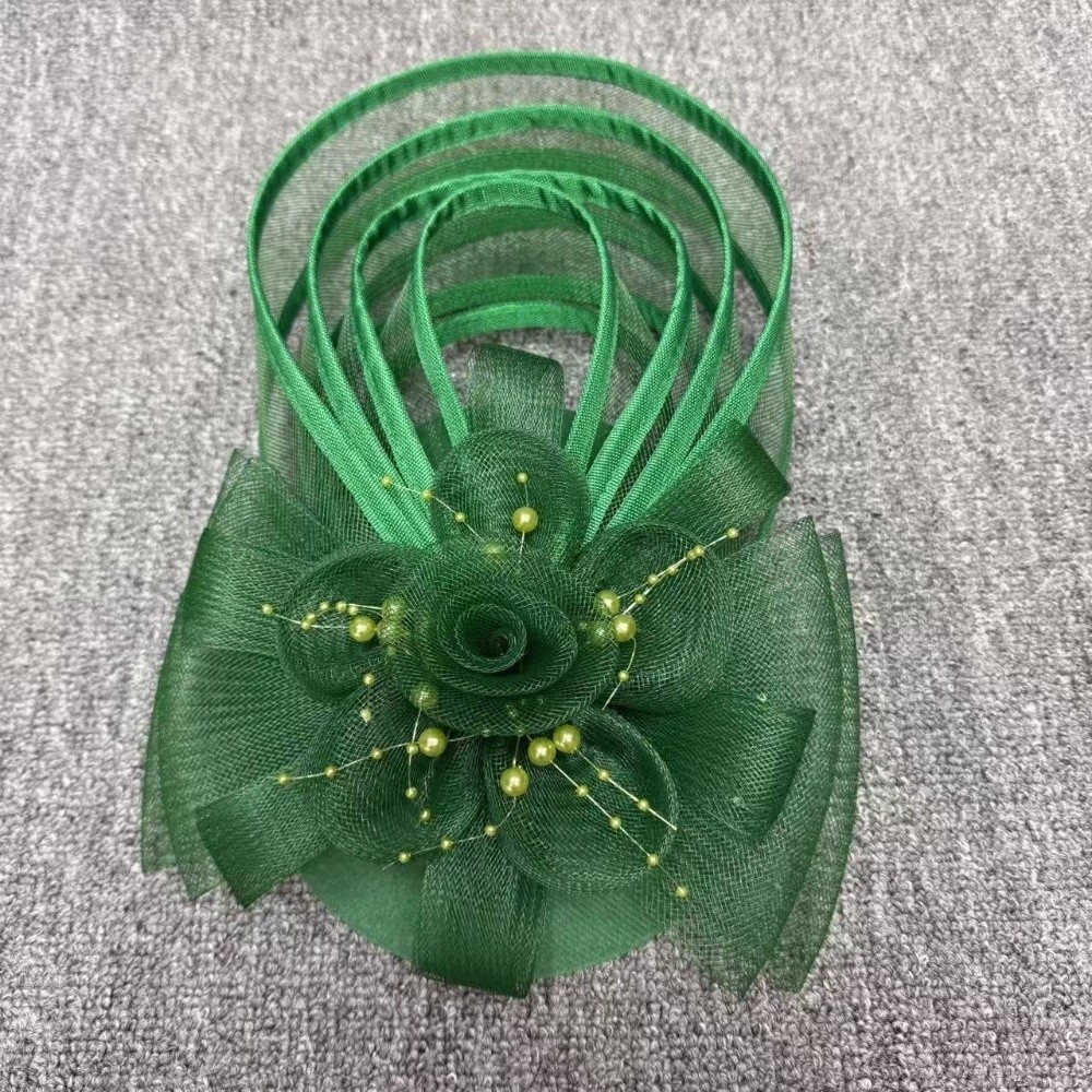 Vintage Fashion Hats - Nowy damski kapelusz fascynator z siateczkowym