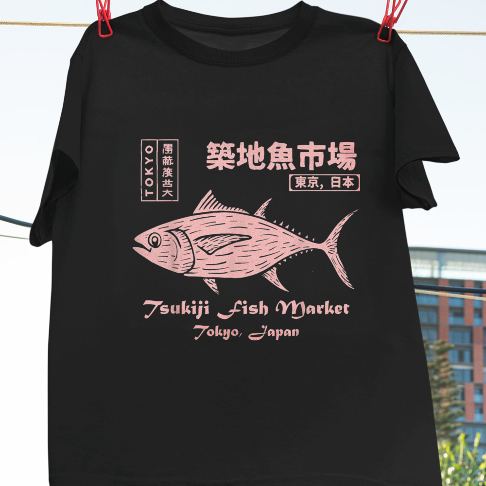 Vintage Fashion Tokyo - Koszulka Unisex z Bawełny z Motywem