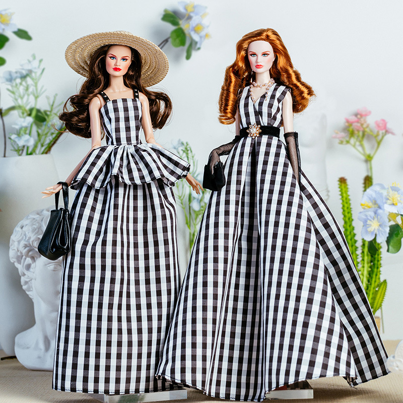 Vintage Fashion Toys - 32cm Supermodelka Lalka Ubrania Garnitur Europejska