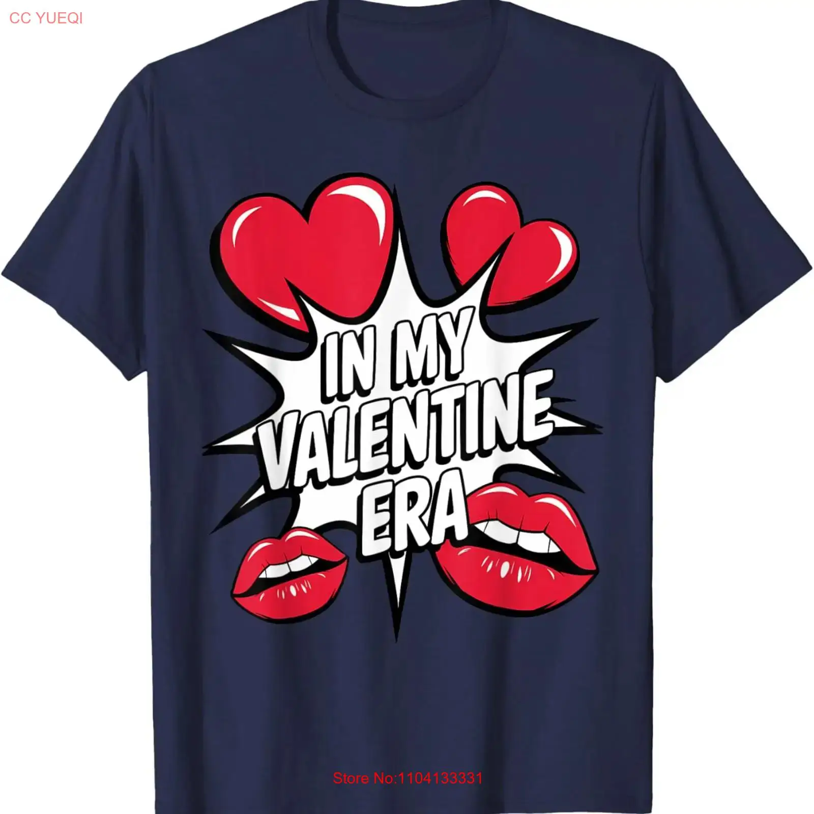 Vintage Fashion Art - Koszulka In My Valentine Era Pop