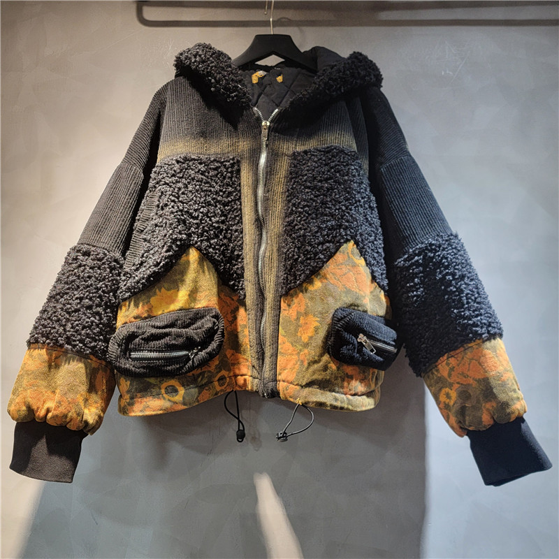 Modna damska kurtka dżinsowa z – Patchwork Jean Jacket recenzja i cena