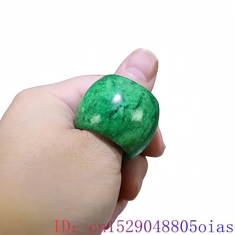 22mm zielone pierścionki z jad – Vintage Fashion Rings recenzja i cena