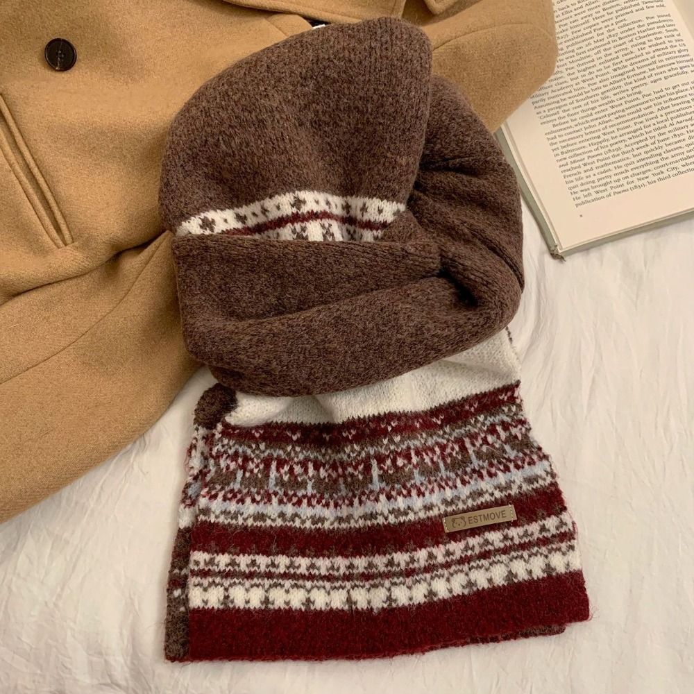 Nowy szalik w kratkę Fair Isle – Vintage Fashion Faire recenzja i cena