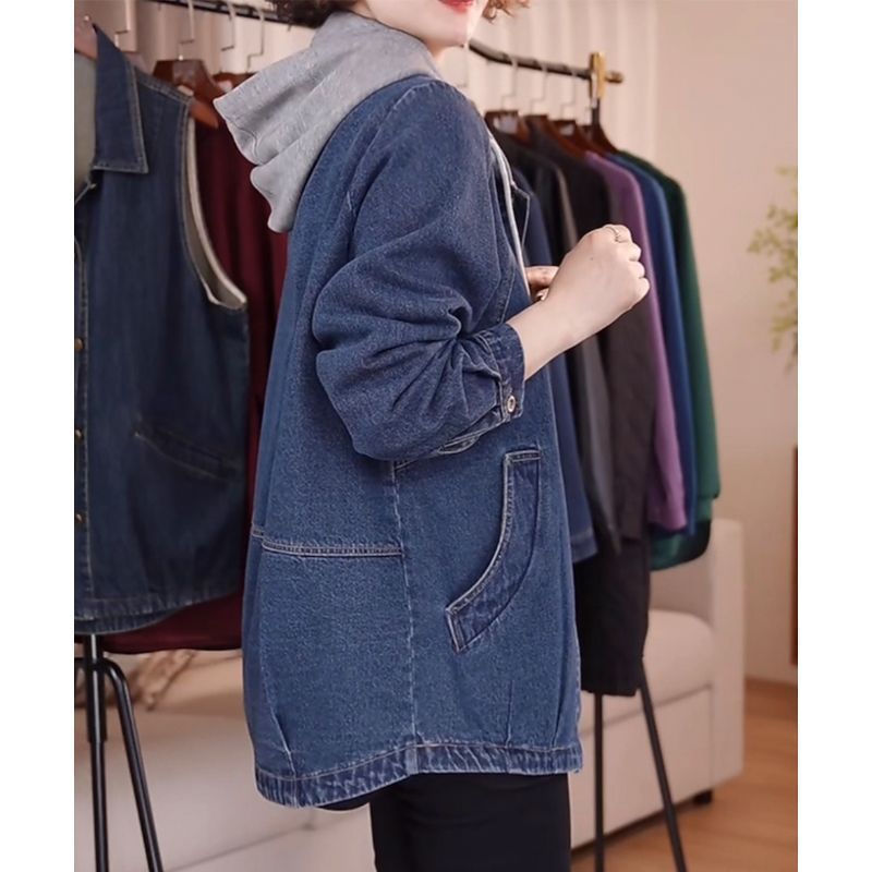 Europejska wysokiej jakości ku – Patchwork Jean Jacket recenzja i cena