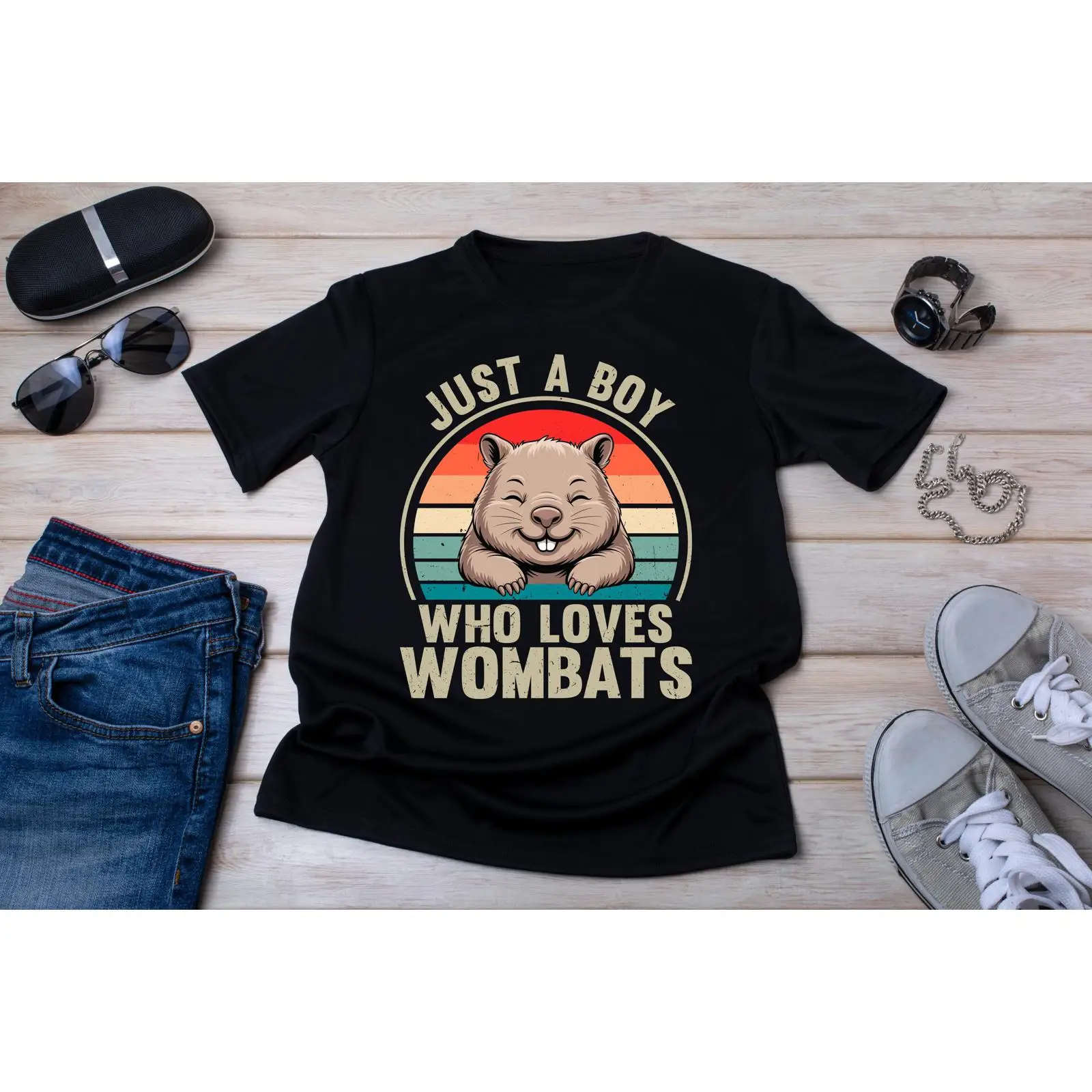 Koszulka z wombatem, vintage,  – Vintage Fashion Australia recenzja i cena