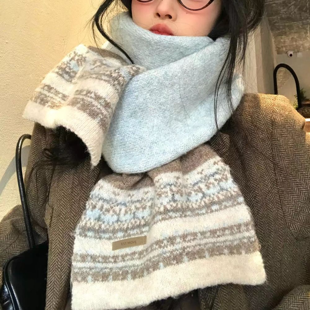 Nowy szal w kratkę Fair Isle,  – Vintage Fashion Faire recenzja i cena