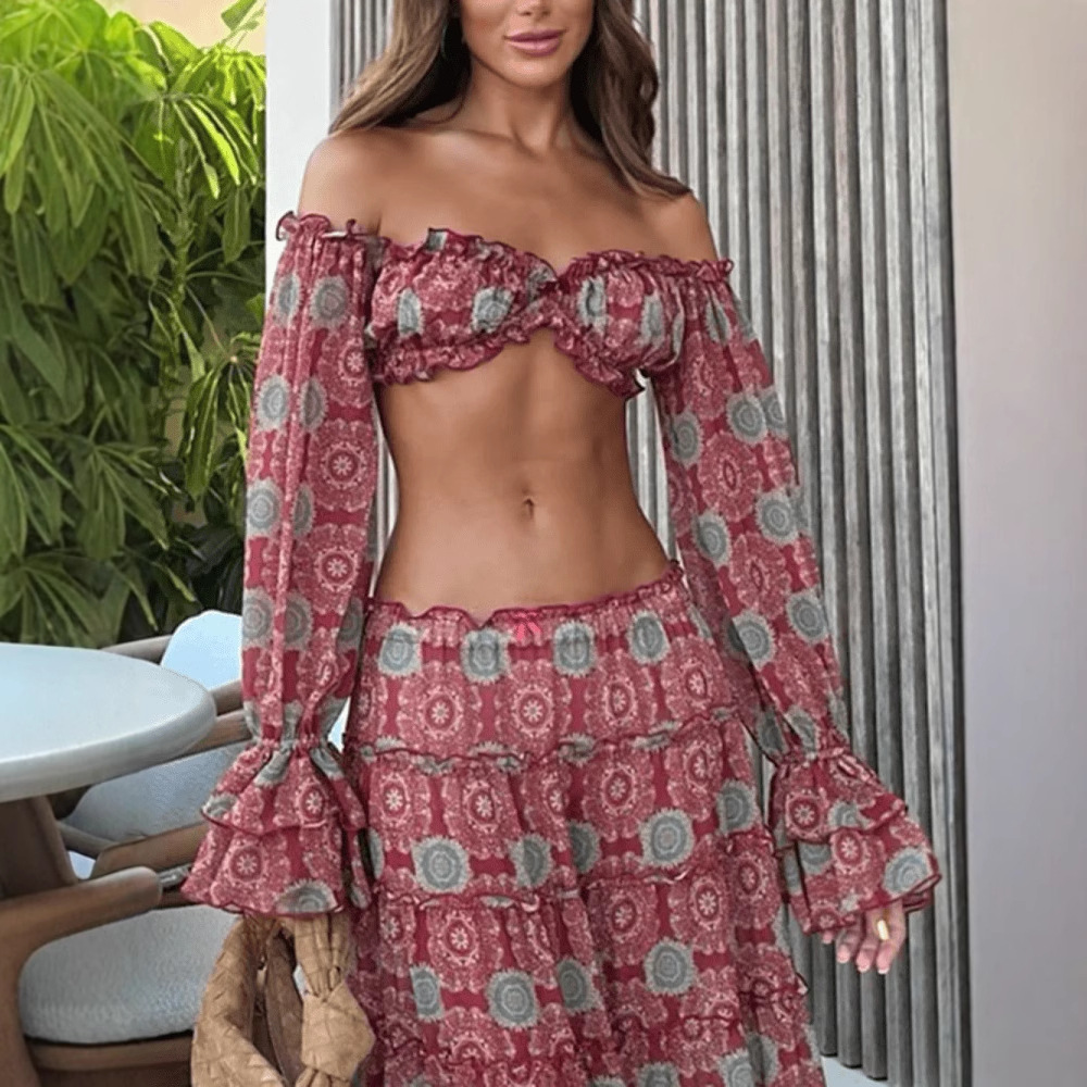 Zestaw dwuczęściowy: spódnica  – Vintage Fashion Pieces recenzja i cena