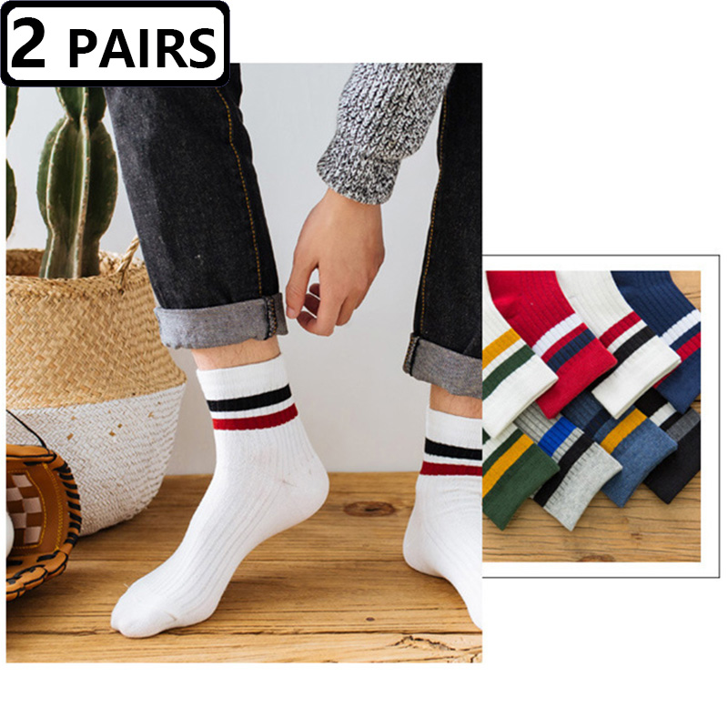2 Pary Męskich Skarpetek w Pas – Vintage Fashion Eu recenzja i cena