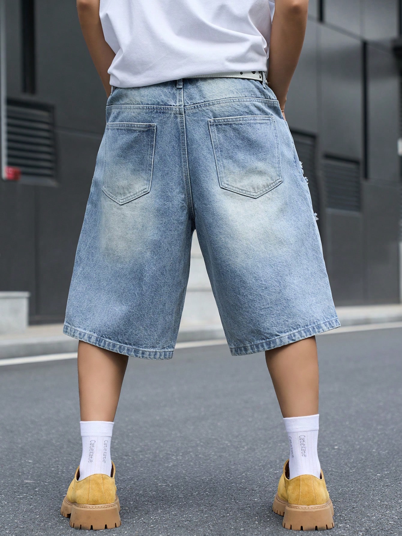 Męskie luźne dżinsowe szorty b – Vintage Fashion Jeans recenzja i cena
