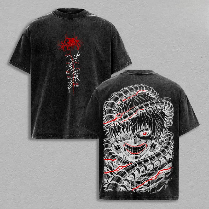 Manga Kaneki Ken Retro T-Shirt – Vintage Fashion Tokyo recenzja i cena